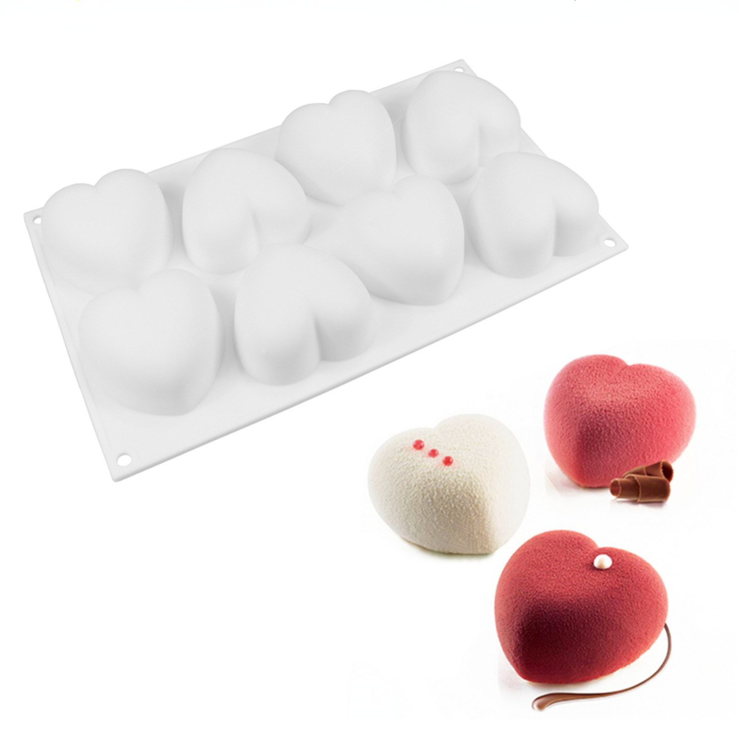 Candle Making Kit - Liefde Hart Siliconen Zeep Schimmel Handgemaakte