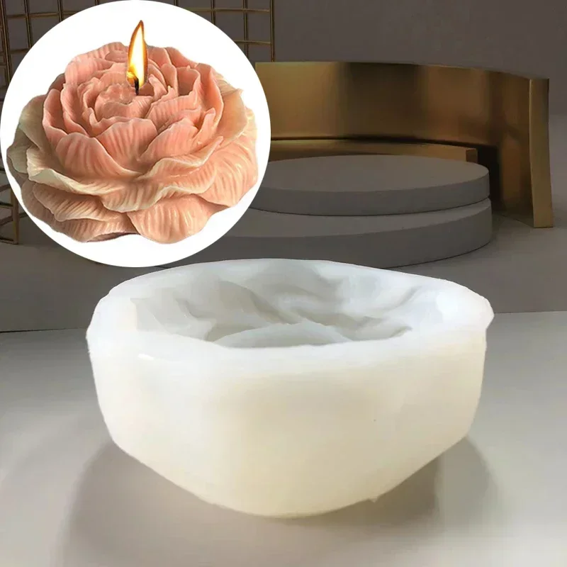 Candle Making Kit - Extra grote 3D bloemenkaars siliconenmal DIY