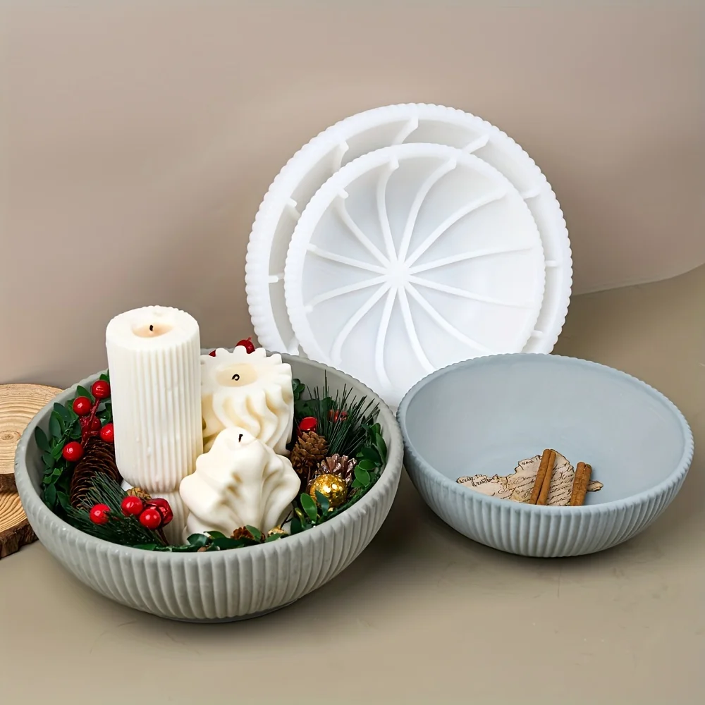 Candle Mold Silicone - 1-ring siliconen mal voor epoxy, kaarsen