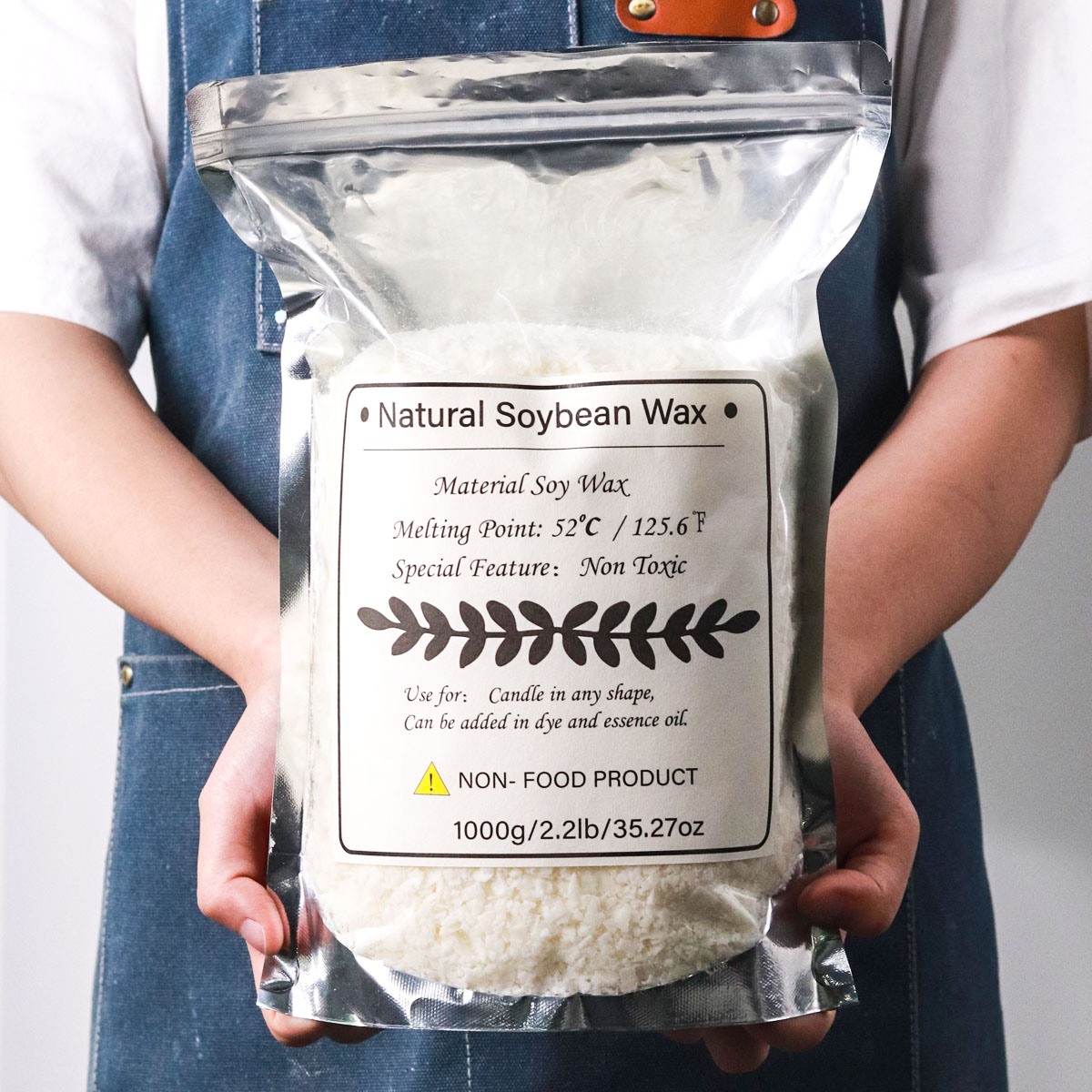 Candle Making Material - 1KG Natuurlijke Soja Wax Korrelige Geurkaars