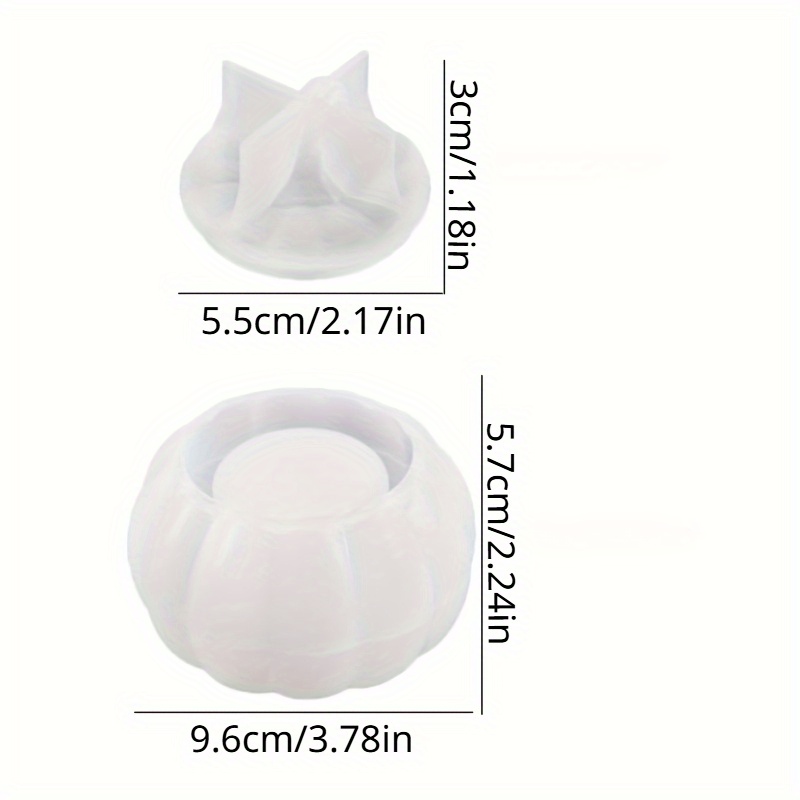 2 stks Pompoenpot Siliconen Ma - Candle Mold Silicone recensie en prijs