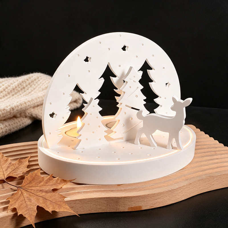 Kerst-Eland Theelicht Houder S - Candle Mold Silicone recensie en prijs
