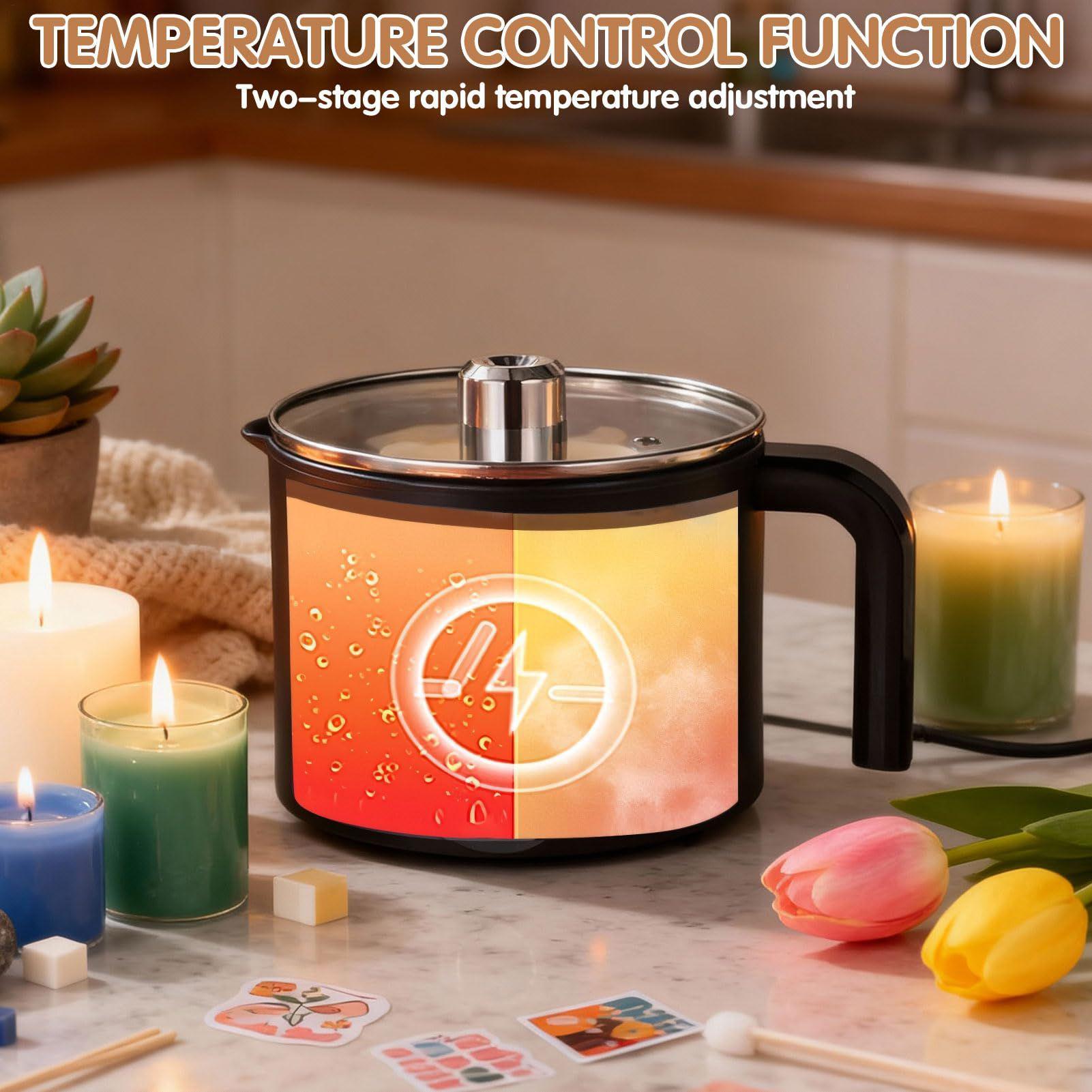 Kaarswas smeltpot 1,5L grote r - Candle Making Kit recensie en prijs