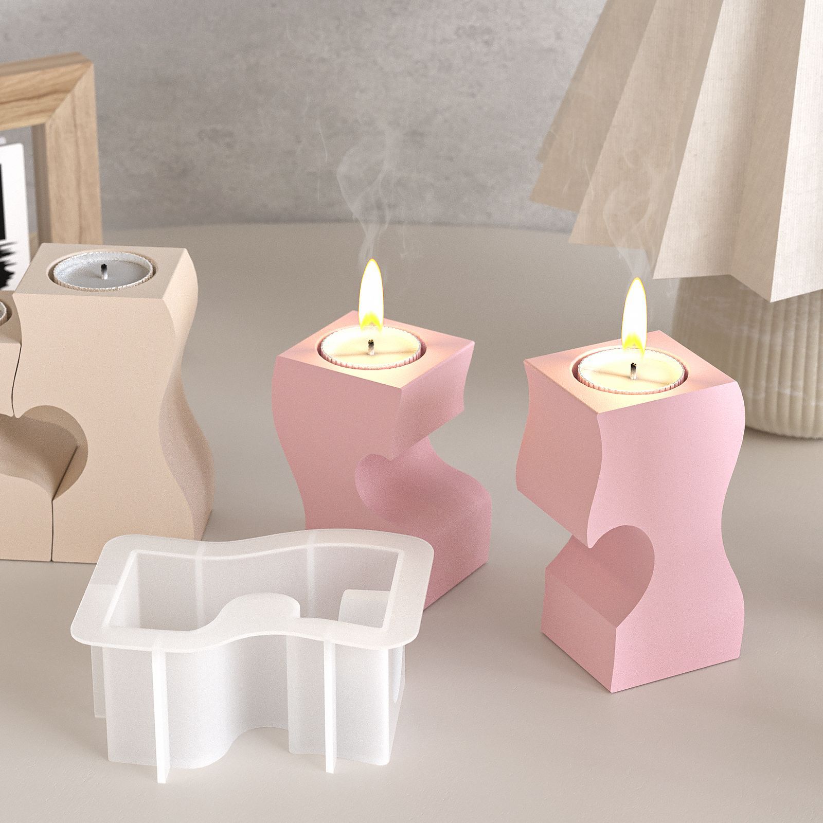 S Hart Kandelaar Siliconen Mal - Candle Mold Silicone recensie en prijs