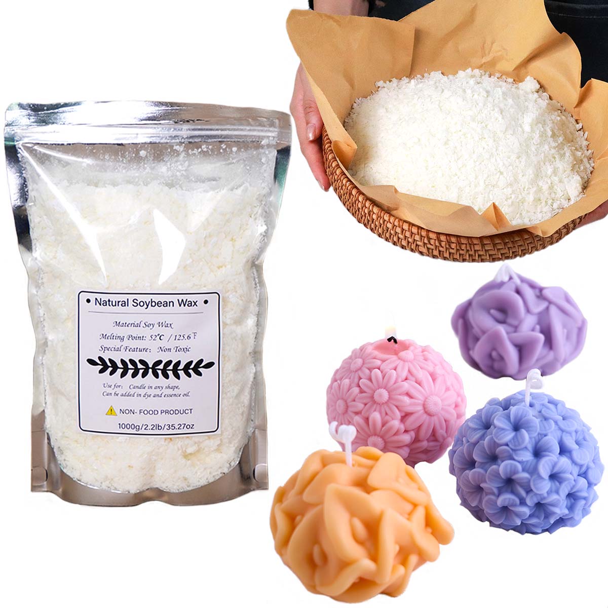 100/250/500/1000g Natuurlijke  - Candle Making Material recensie en prijs