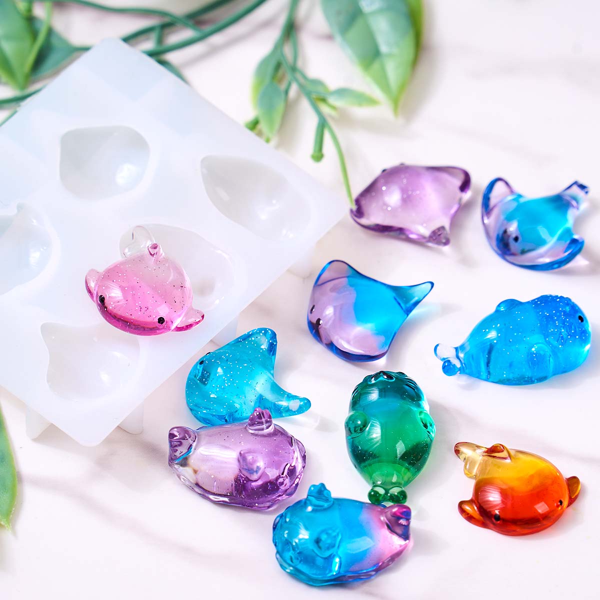 3D Healing Kawaii Manta Ray Wa - Candle Mold Silicone recensie en prijs