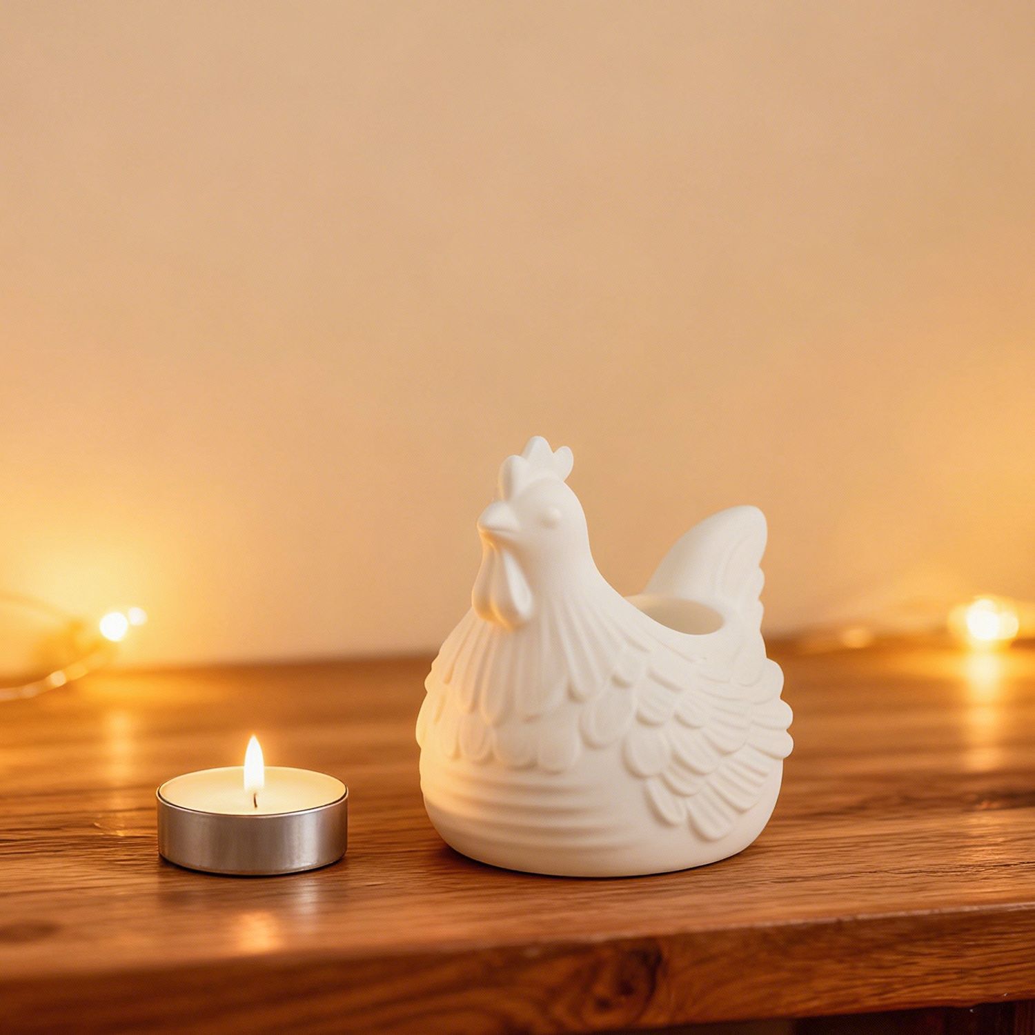 DIY 3D kleine kip kaarshouder  - Candle Mold Silicone recensie en prijs