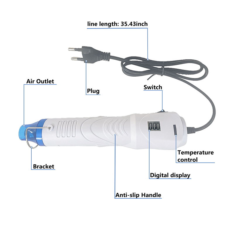 220V WARMTE PISTOOL Heteluchtp - Heat Gun Embossing recensie en prijs