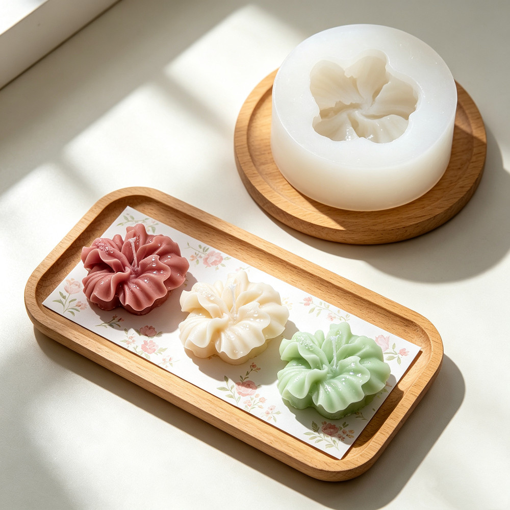 2 stuks Hibiscus Bloem Kaarsvo - Candle Making Kit recensie en prijs